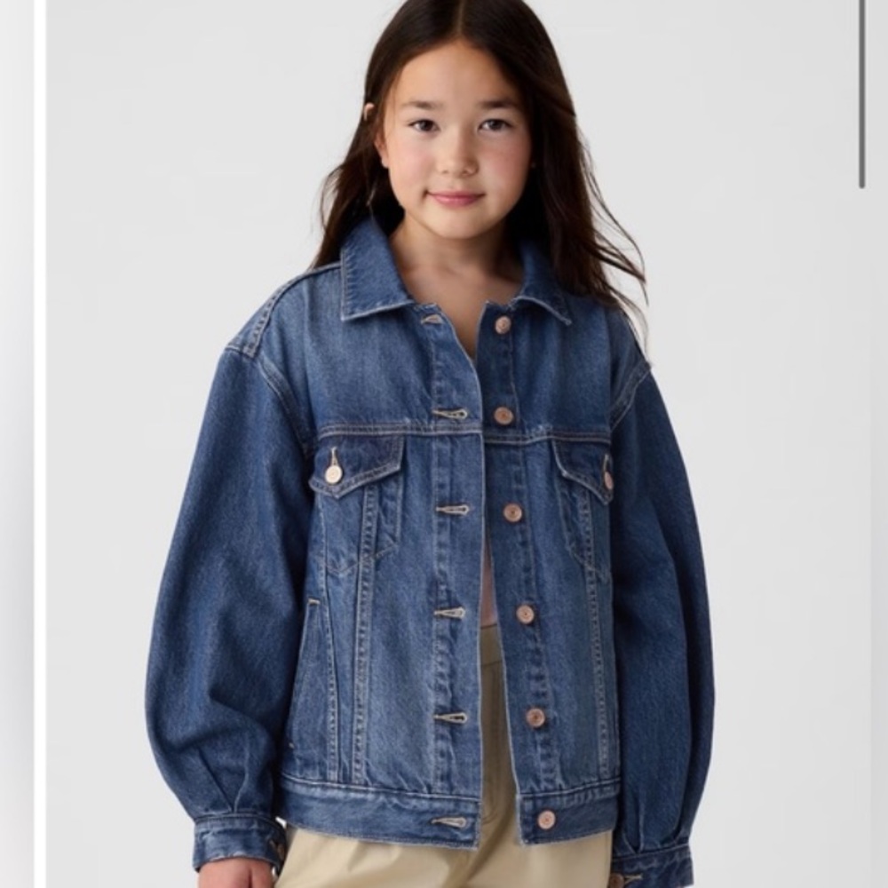 GAP x DÔEN Kids Oversized Icon Denim Jacket